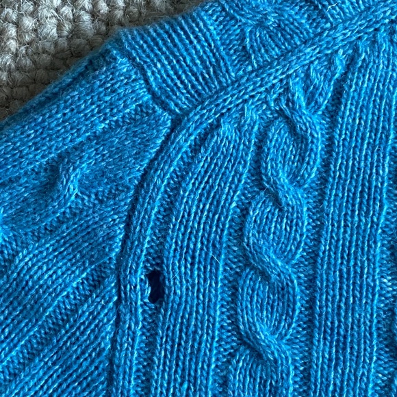 Lot of 5 I Damaged Soft Fuzzy Sweaters I Upcycling Crafting DIY - Picture 11 of 14